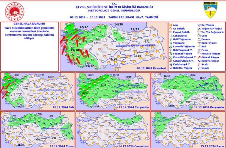 Güncel Hava Durumu Haritası